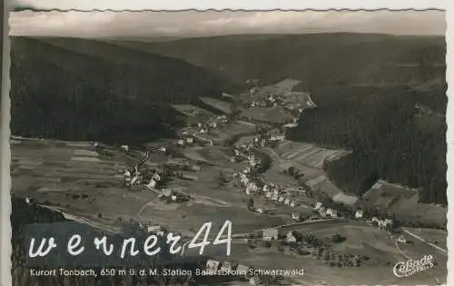 Kurort Tonbach - Station Baiersbronn/Schwarzwald - Luftbild  -   v. 1963 (AK45756)