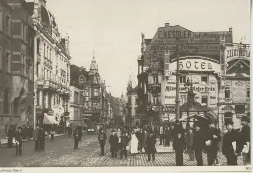 Kettwiger Straße (Essen) - 22,4cm x 15,0cm -   v. 1905 (F57548)