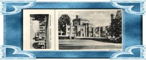 Potsdam - Schloss Babelsberg - mit Karte in klein -   v. 1920 (AK8015)
