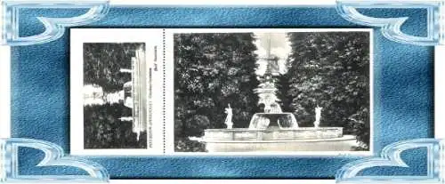 Potsdam - Sanssouci - Glockenfontaine - mit Karte in Klein -  v. 1920 (AK8019)