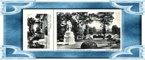 Potsdam - Sanssouci - Orangerie mit den Terrassen - mit Karte in Klein -  v. 1920 (AK8018)