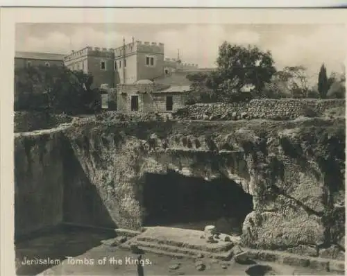 Jerusalem - Tombs of the Kings - 9,1cm x 7,2cm - (F59618)