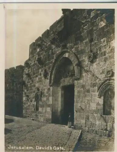 Jerusalem - David's Gate - 9,1cm x 7,2cm - (F59625)