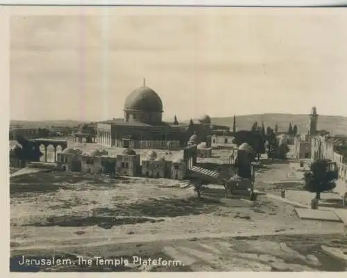 Jerusalem - The Temple Plateform - 9,1cm x 7,2cm - (F59629)