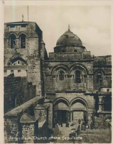 Jerusalem -  Church of the Sepulchre - 9,1cm x 7,2cm - (F59639)