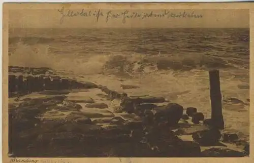 Brandung an der Nordsee -  von 1926 (K59755)