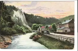 Blankenburg - Harz-Zahnrad-Bahn - Rübeland - Tanne - von 1930 (AK59773)