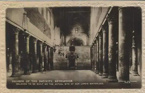 Church of the Nativity - Bethlehem - von 1928 (AK59652)
