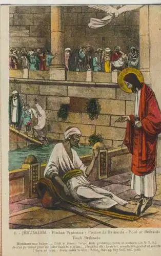 Jerusalem - Piscina Probatica  - von 1928 (AK59663)