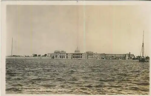 Alexandria - Ras-el-Tine Palace  - von 1928 (AK59682)