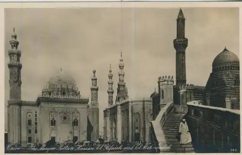 Cairo - The Mosque Sultan Hassan - El Rifaieli and El Mahmoudieh - von 1928 (AK59684)