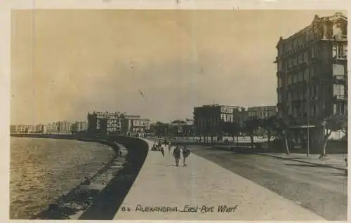 Alexandria - East-Port Wharf - von 1928 (AK59688)
