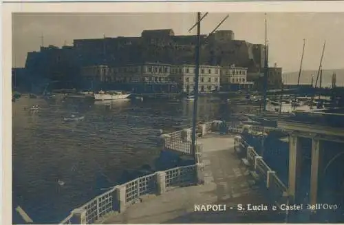 NAPOLI - S. Lucia e Castel dell'Ovo - von 1929 (AK59699-2)