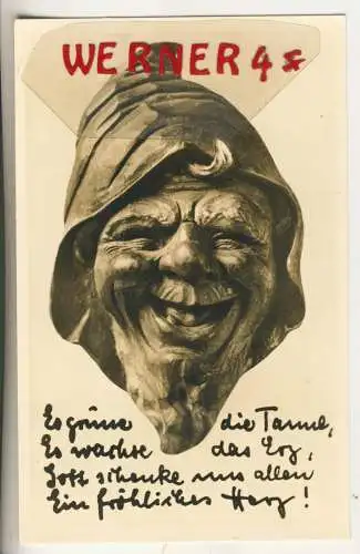 Nach einer Holzschnitzerei des Bildhauers H. Seegebarth - Goslar - von 1959 (AK35504)