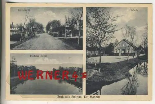 Gruß aus Steinau - Kr. Hadeln - 3 Ansichten  - von 1938 (AK35515)