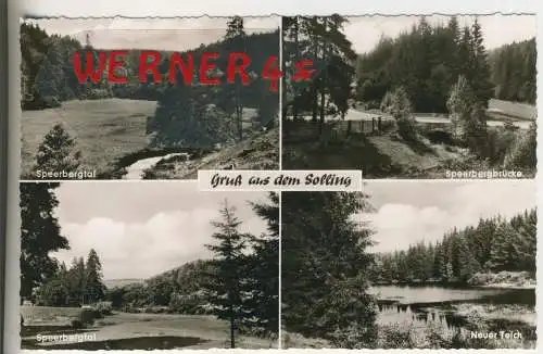 Gruss aus dem Solling - 4 Ansichten- von 1959 (AK35531)