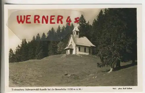 Todtnauberg - Kapelle bei der Bergerhöhe - von 1957 (AK35539)