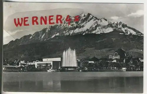 Luzern mit Pilatus - von 1960 (AK35566)