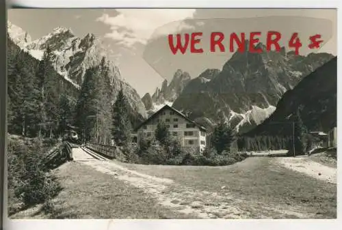 Val Fiscalina - Hotel Dolomiti  - von 1955 (AK35570)