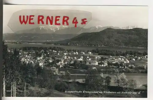 Sommerfrische Krampendorf am Wörthersee mit Hochobir  - von 1957 (AK35585)