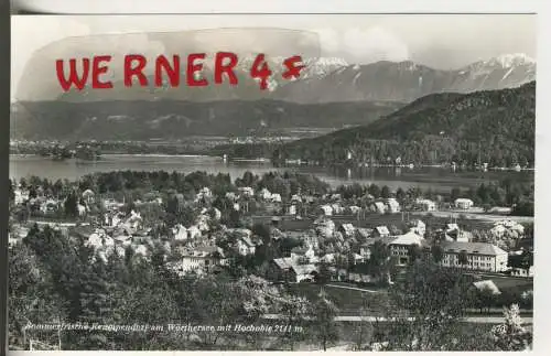 Sommerfrische Krampendorf am Wörthersee mit Hochobir  - von 1957 (AK35586)