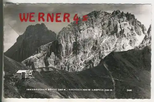 INNSBRUCKER HÜTTE  - von 1960 (AK35589)