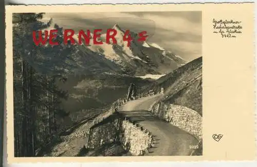 Großglockner - Hochalpenstraße m. Gr. Glockner - von 1955 (AK35596)