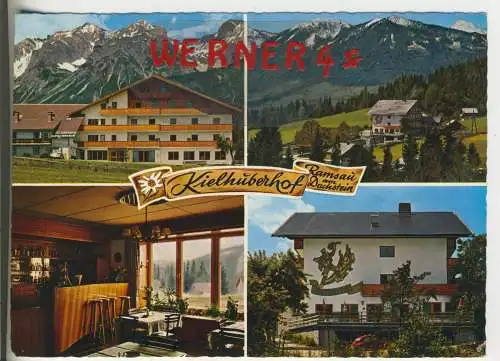 Kielhuberhof - Ramsau am Dachstein - 4 Ansichten - von 1964 (AK34501)