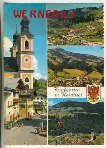 Hopfgarten - Nordtirol - 4 Ansichten - von 1965 (AK34505)