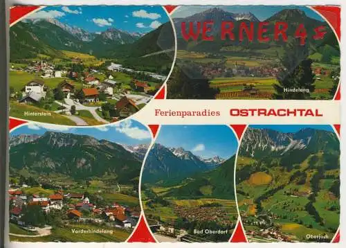Ferienparadies OSTRACHTAL -  5 Ansichten - von 1973 (AK34524)