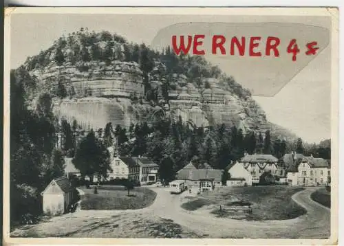 Kurort Oybin mit Berg Oybin - Zittauer Gebirge - von 1959 (AK34526)