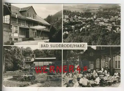 Bad Suderode - Harz - 4 Ansichten - von 1968 (AK34539)