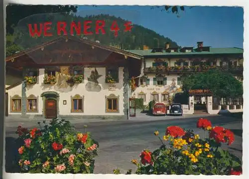 Hotel-Gasthof Post - Wallgau - von 1961 (AK34562)