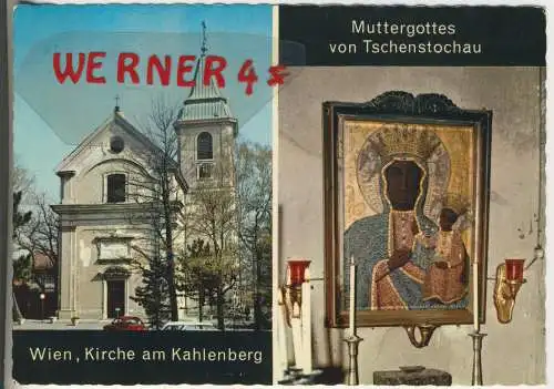 Wien - Kirche am Kahlenberg - Mutter Gottes von Tschenstochau - von 1961 (AK34563)