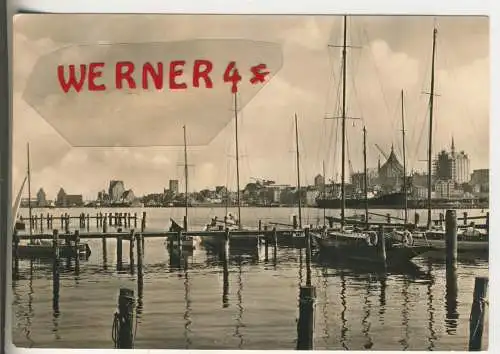 Rostock - Partie an der Warsow - von 1962 (AK34573)