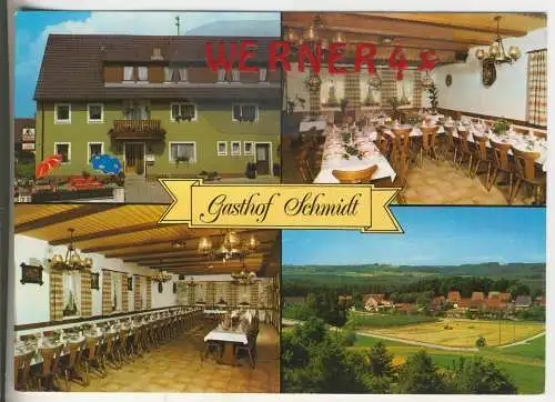 Gasthof Rudolf Schmidt - Rehenbühl - 4 Ansichten - von 1969 (AK34575)