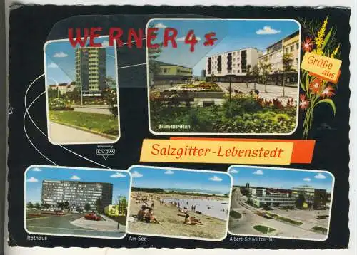 Salzgitter - Lebenstedt - 5 Ansichten  - von 1965 (AK34590)