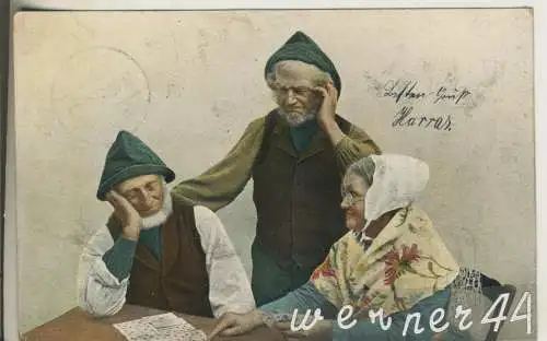 Die Kartenlegerin    - von 1906 (AK35310a)