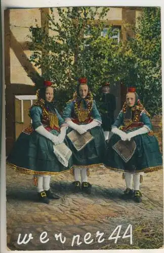 Hessische Trachten - von 1925 (AK35359a)