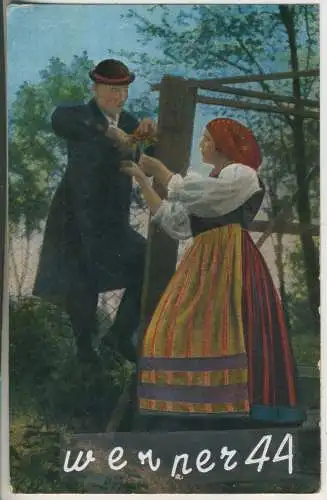 Osteuropäisches Paar - von 1917 (AK353560a)