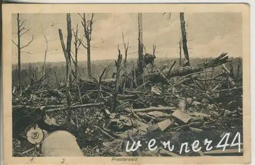 Priesterwald - Frankreich - Kriegsschauplatz - 121. Infanterie - von 1914 (AK35383a)