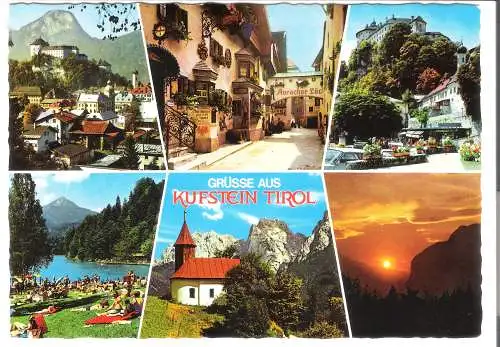 Grüße Kufstein Tirol  - 6 Ansichten - von 1968 (AK6307)