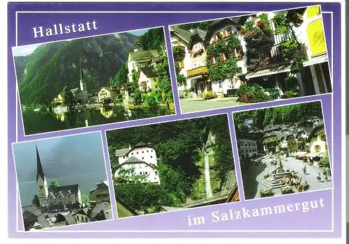 Hallstadt im Salzkammergut - 5 Ansichten  - von 1998 (AK6315)