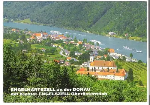 Engelhartszell an der donau mit Kloster Engelszell - von 1998 (AK6339)