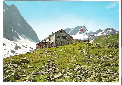Darmstädter-Hütte mit Scheibler und Kuchenjoch - von 1990 (AK6348)