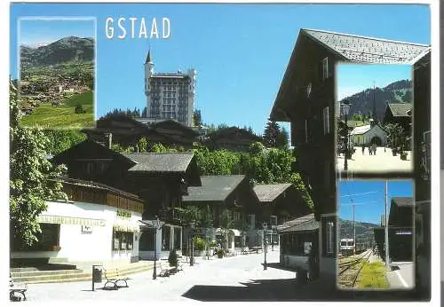 GSTAAD - 4 Ansichten  - von 1986 (AK6353)