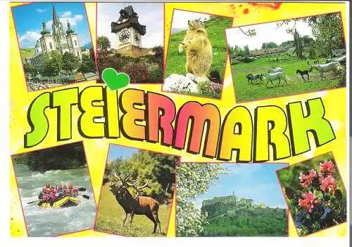 STEIERMARK  - 8 Ansichten - von 1972 (AK6359)