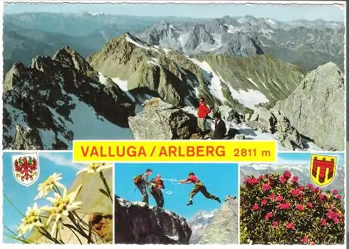 VALLUGA / ARLBERG  - 4 Ansichten - von 1968 (AK6361)