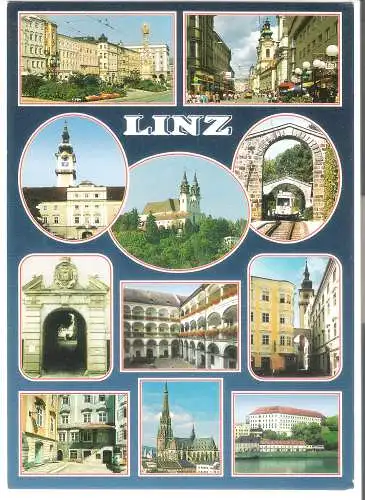 LINZ  - 10 Ansichten - von 1990 (AK6362)