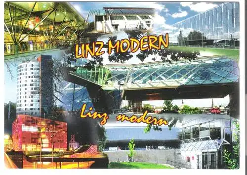 LINZ modern - 6  Ansichten - von 1990 (AK6363)